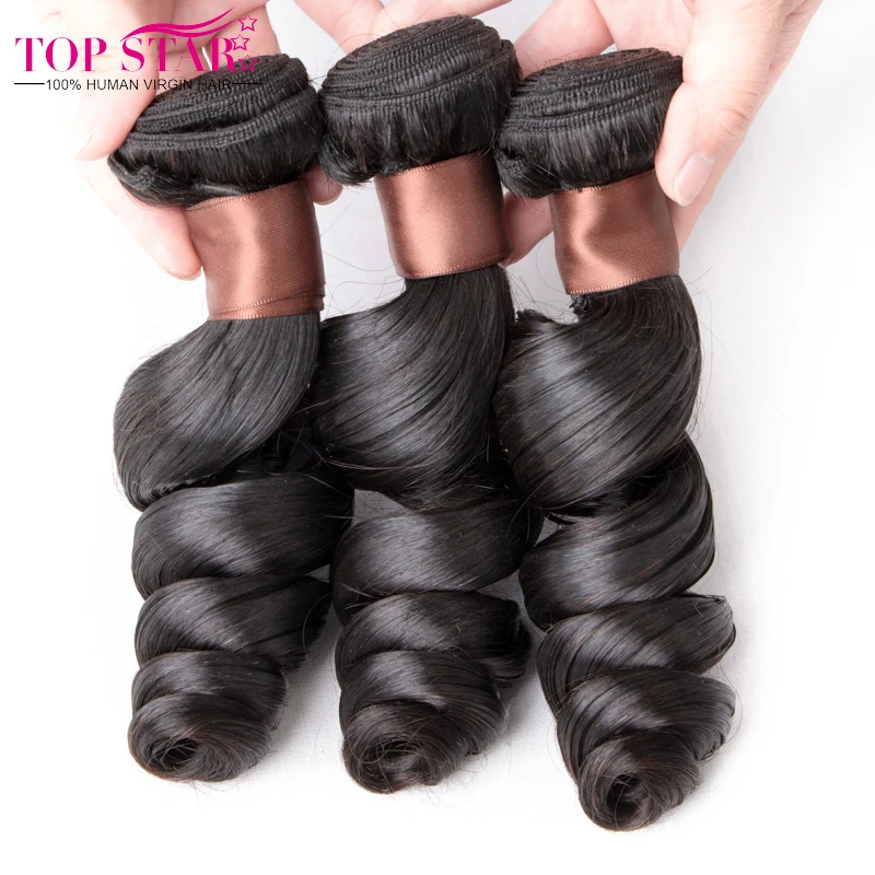 Virgin Peruvian Loose Wave Hair Bundles 7A Unprocessed 3 Bundle Deals |