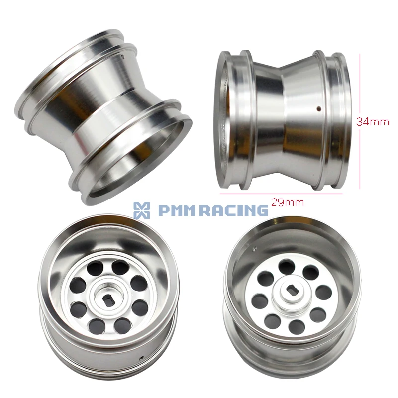 

CNC Aluminum Alloy Wild Wheel Set for Kyosho 1/28 MINI-Z Truggy Car