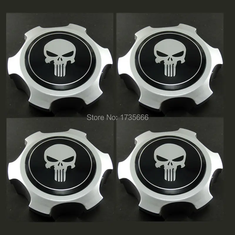 4PCS Skull logo Case For TACOMA 1996-2002 1995-20004RUNNER WHEEL CENTER CAPS HUBS | Автомобили и мотоциклы