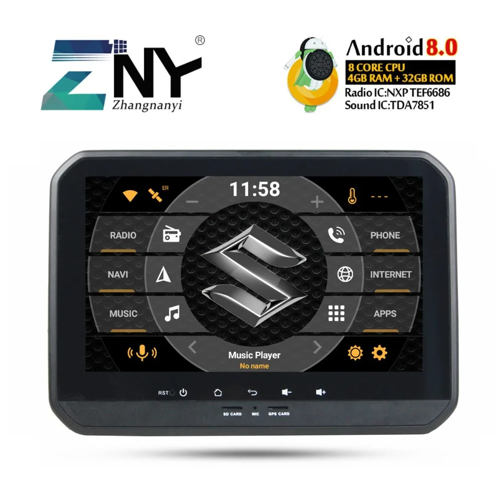

9" IPS In Dash 2 Din Android 8.0 Car Stereo For Suzuki Ignis 2016+ Auto Radio FM WiFi GPS Navi Audio Video Backup Camera No DVD