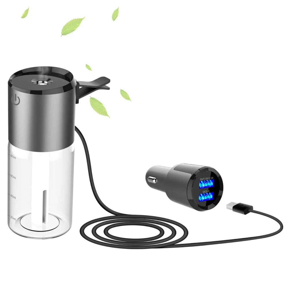 

Mini 100ml Air Humidifier USB Aroma Essential Oil Diffuser Car Humidifier Auto-off Mist Purifier Durable Air Purification