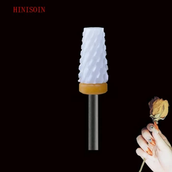 

White Ceramic- 5 Pcs/Lot-Nail Drill Bit - Tapered Barrel Bit - (0121.060)