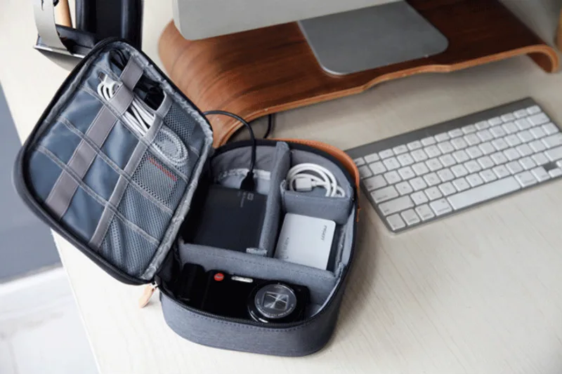 Портативный органайзер для кабеля, сумка для путешествий, цифровые гаджеты, чехол для наушников, зарядное устройство, провода, аксессуары для электроники, чехол для хранения