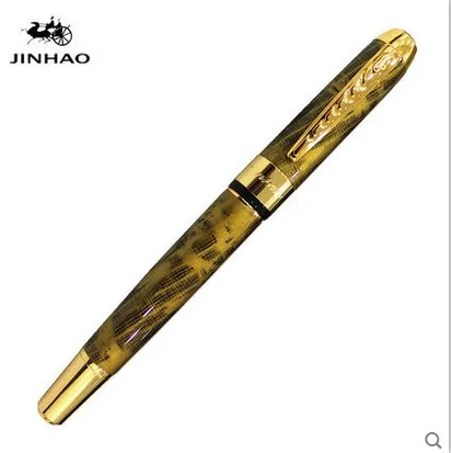 Jinhao 250 escolar canetas металлическая перьевая ручка Роскошная подарочная ручка в деловом стиле 0,5 мм чернильные ручки для письма поршневой Конвертор подарок - Цвет: G