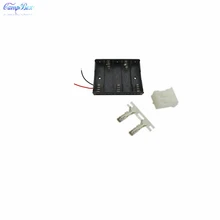 50Pcs 5xAA Battery Case Holder Socket Wire Junction Boxes With 15cm Wires, PH 2.0 Header and Crimps