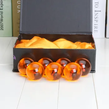 

40sets/lot Anime DragonBall 7 Stars 7pcs/set 4cm Crystal Ball Dragon Ball Z Balls Complete set