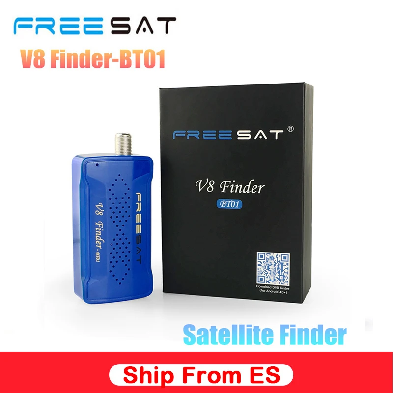 

Freesat V8 Finder BT01 High DVB Finder DVB-S2 Multi standard demodulation Bluetooth Portable LNB Satellite Finder