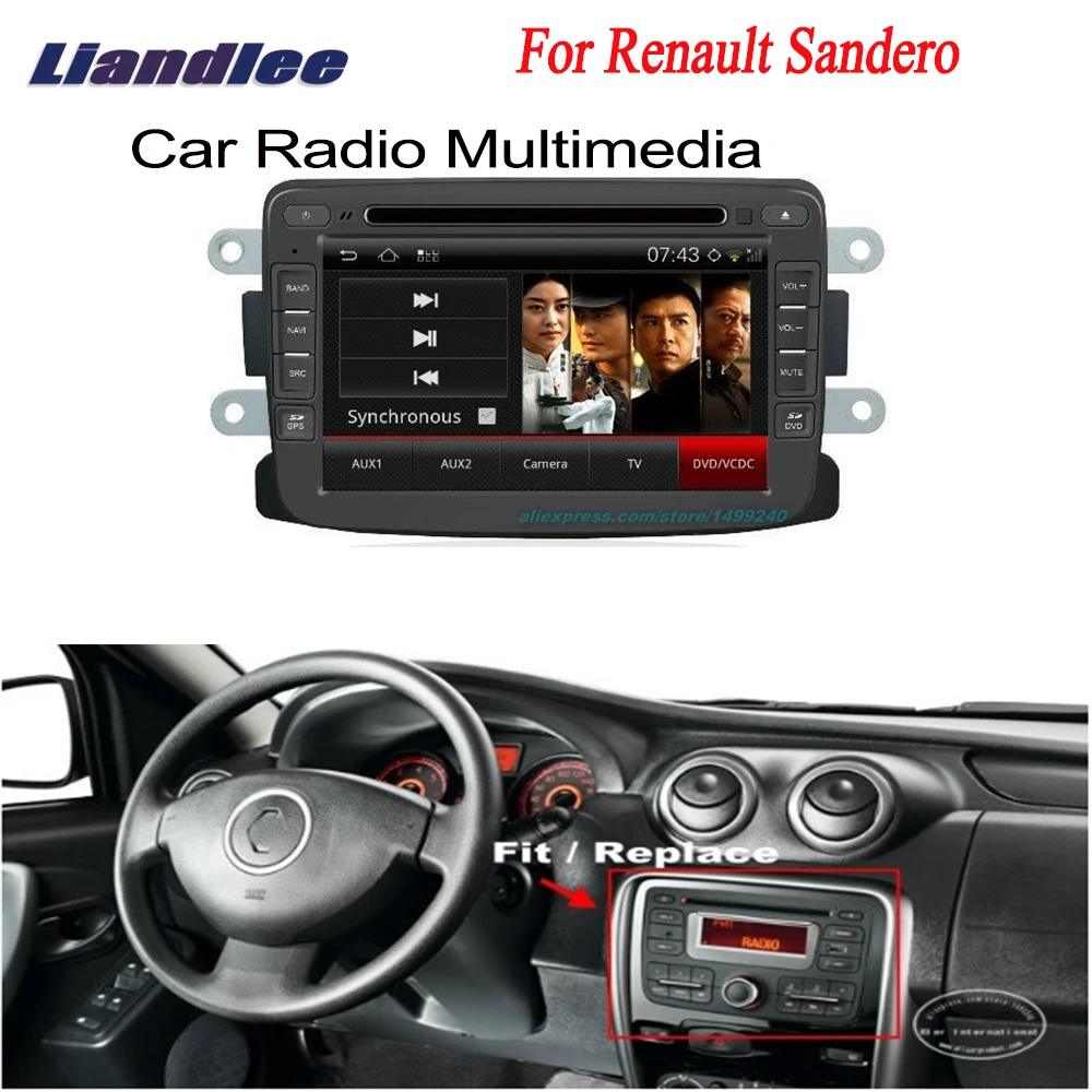 

Liandlee For Renault Sandero 2009~2015 - Car Android GPS Navigation Radio TV DVD Player Audio Video Stereo Multimedia System