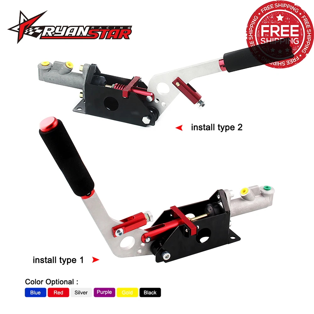 

Ryanstar - NEW Universal Auto Hydraulic Drift E-Brake Racing Handbrake Vertical Horizontal HB001
