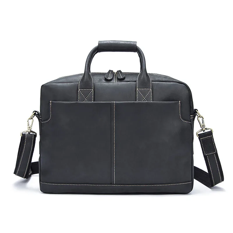 

Genuine Leather Briefcases Work Men Bag Fashion Messenger Shoulder Bag Laptop Tote Handbags Men Bags Design Man Crossbody Bag