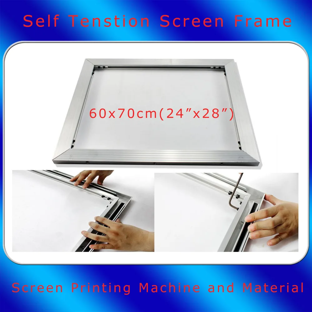 

60x70cm Size Screen Frame Brand New Self-tensioning Screen Frame For Screen Printing Kit A Multi-Functional Reusable Tool DIY