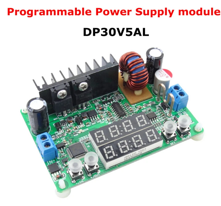 DP30V5AL Постоянное Напряжение Ток понижающий программируемый источник питания преобразователь напряжения Регулятор lcd дисплей скидка 20