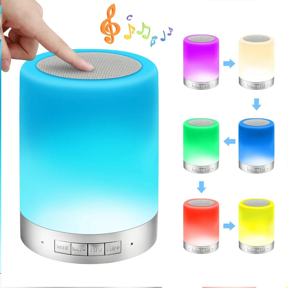 Best Bluetooth Динамик светодиодный Красочные мини-touch Управление мини поле столбца