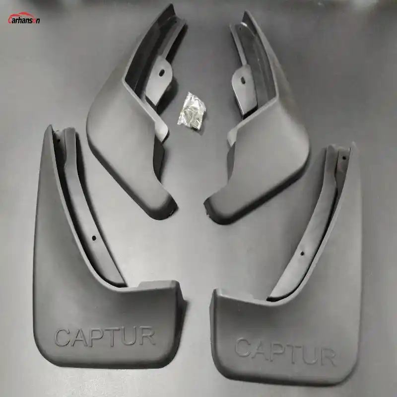 Для автомобиля Средства для укладки волос Renault Captur 2014 2016 2017 2018 2019 Брызговики Fender автоматические брызговики брызговик 4 шт. - изображение