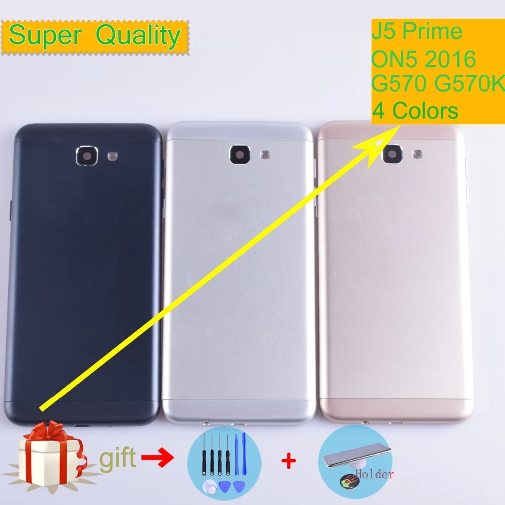 Для Samsung Galaxy J5 Prime ON5 2016 G570 G570K корпус крышка батареи задняя чехол дверь шасси
