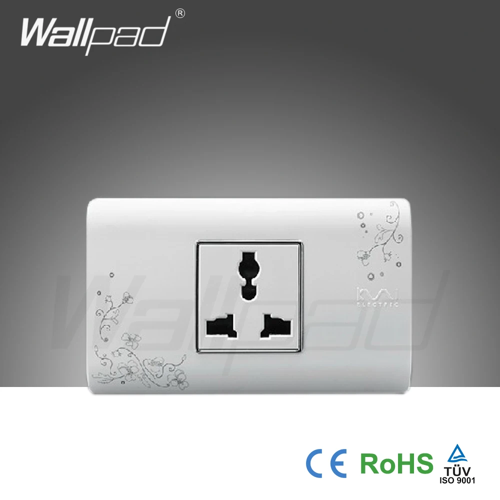 2019 горячая Распродажа 3 контактная многофункциональная розетка Wallpad роскошный