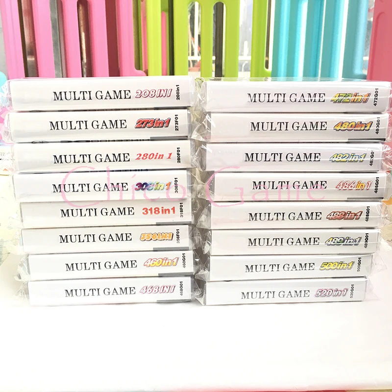 

All In 1 Compilations Super Combo Multi Cart Video Game Cartridge Card for 208 in 1 520 273 280 318 468 482 502 500 488