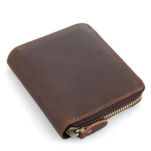 100% cowhide leather wallet best wallets for man real leather purse with coin pocket fold wallet men genuine leather #VP-J8083
