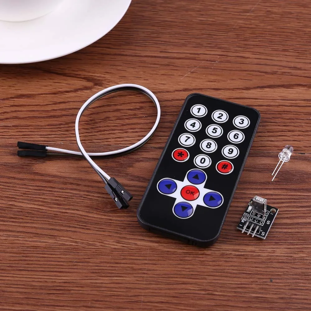 Инфракрасный ИК беспроводной модуль дистанционного управления наборы DIY Kit HX1838 для Arduino Raspberry Pi