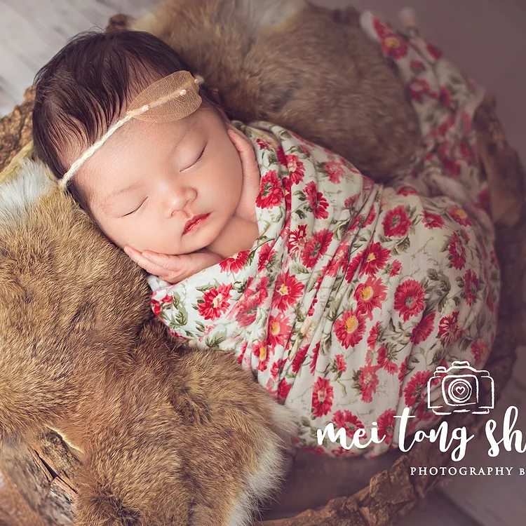 NEW 45x168cm Newborn Photography studio Props Cotton stretchy Wrap