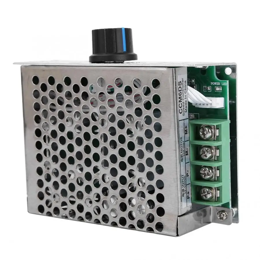 DC 12-50 V 30A 1500 W контроллер скорости двигателя Регулируемый регулятор скорости двигателя PWM с шаговым корпусом