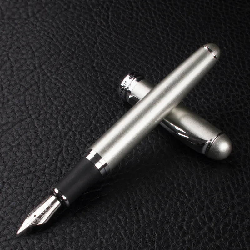 Jinhao X750 классический стиль серебряный зажим металлическая авторучка 0,5 мм перо стальные чернила ручки для подарка офисные принадлежности Школьные принадлежности - Цвет: 58