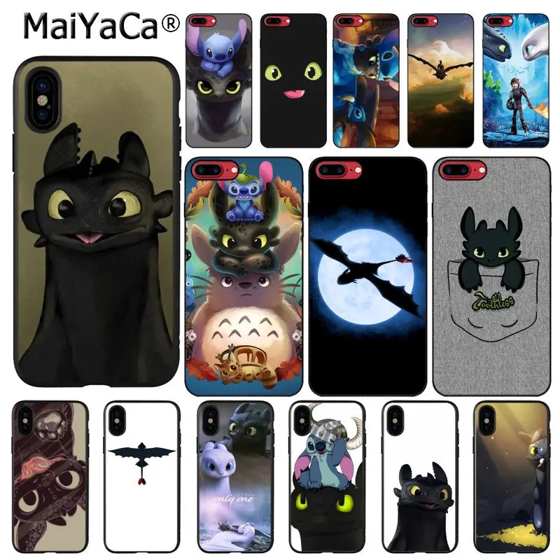 

MaiYaCa toothless How To Train Your Dragon Phone Case For iphone 11 Pro 11Pro Max 8 7 6 6S Plus 5 5S SE XR X XS MAX