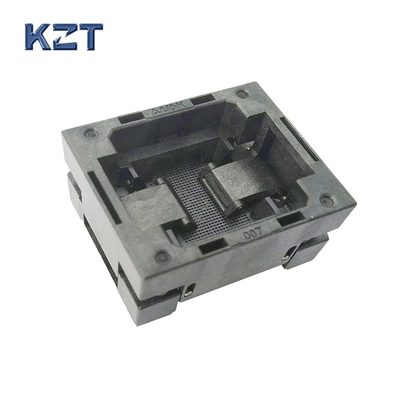 

BGA64 OPEN TOP Burn in socket pitch 0.8mm IC size 8*11mm BGA64(8*11)-0.8-TP01/50N BGA64 VFBGA64 burn in programmer socket