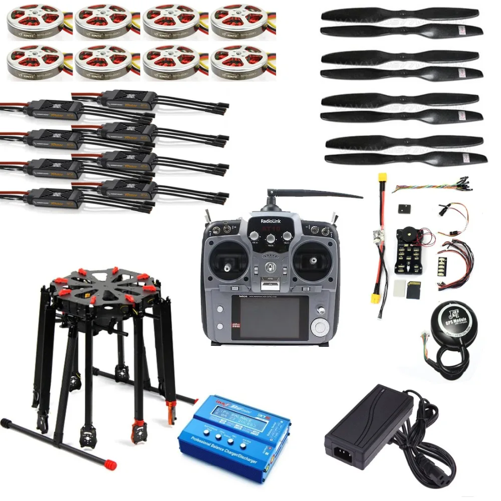 Таро X8 складная рама комплект Pro 2 4G 10CH RC 8 оси Дрон октокоптер PIX PX4 M8N GPS ARF/PNF DIY Unassembly