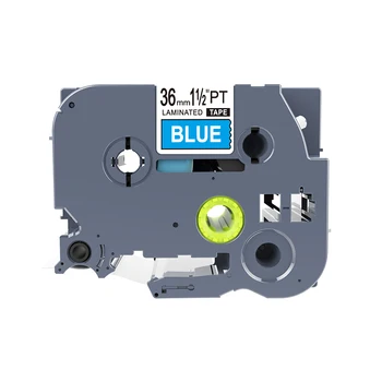 

1PCS PUTY 36mm White on Blue TZe-565 tz565 TZ-565 label tapes compatible for PT300 350 520 750 P700 D600 P-Touch label printers