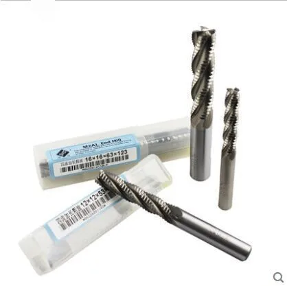 

1pcs Lengthen 6mm-20mm Rough milling cutter,Wave edge milling cutter,Full grinding straight shank vertical milling cutter