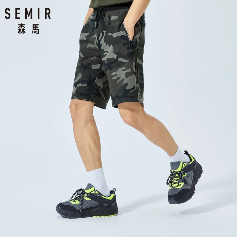 

SEMIR Large size shorts men summer color code Male Fitness Men's fifth loose summer shorts for men