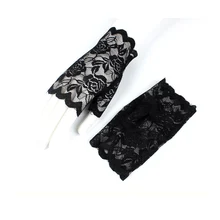 Солнцезащитные перчатки Половина finger кружево лето без пальцев Спортивное Вождение на открытом воздухе Дамы Половина тонкие перчатки