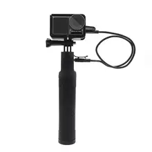 Portable Hand Grip Power Bank Waterproof Extension Selfie Stick Handheld Monopod Adjustable Pole for DJI OSMO Action Cameras