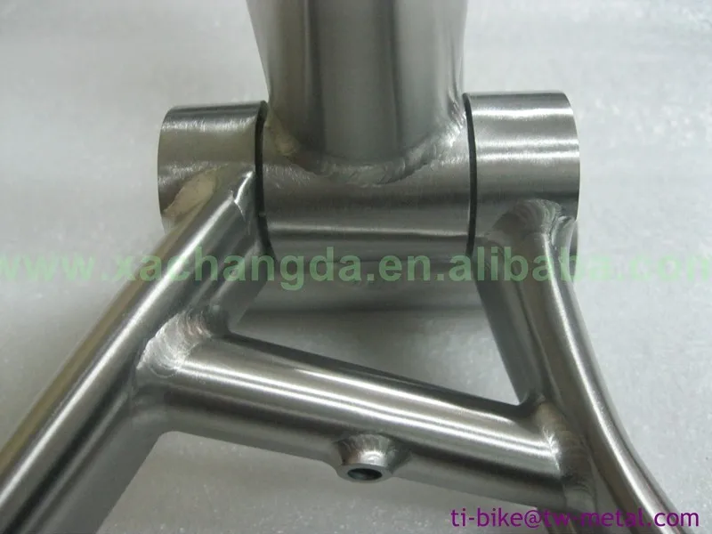 Flash Deal Bicycle Frame Suspension Titanium High Quality Titanium Full Suspension Bicycle Frames with Hand Brush Finished China Bike Frame 4
