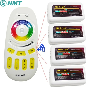 

DC12V 24V 2.4G led Controller Wireless Remote and 4PCS RGB 4-zone RGB LED Controller For 5050 3528 RGB Led Flexible Strip Light