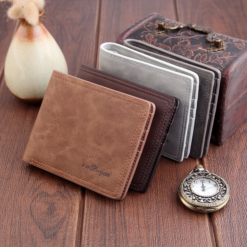 Бренд модный мужской кожаный ID кошелёк для карт денег кошелек бумажник Billfold Сумочка тонкий клатч сумка