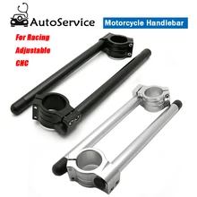 Высокое качество руль для гоночного мотоцикла, настраиваемый, CNC 31/32/33/35/37/39/41/51 мм, на зажиме, вилка, руль, ручной стержень, для гоночного мотоцикла