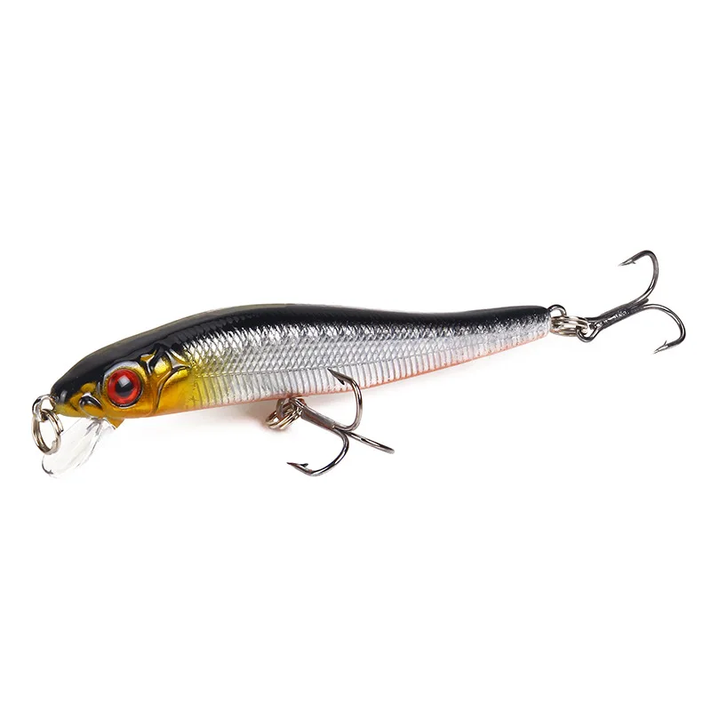 Fishing Lures Minnow Lure for Bass Pike Artificial Make Plastic Crankbait 8cm 5.2g Wobblers Fishing Swim Bait pesca
