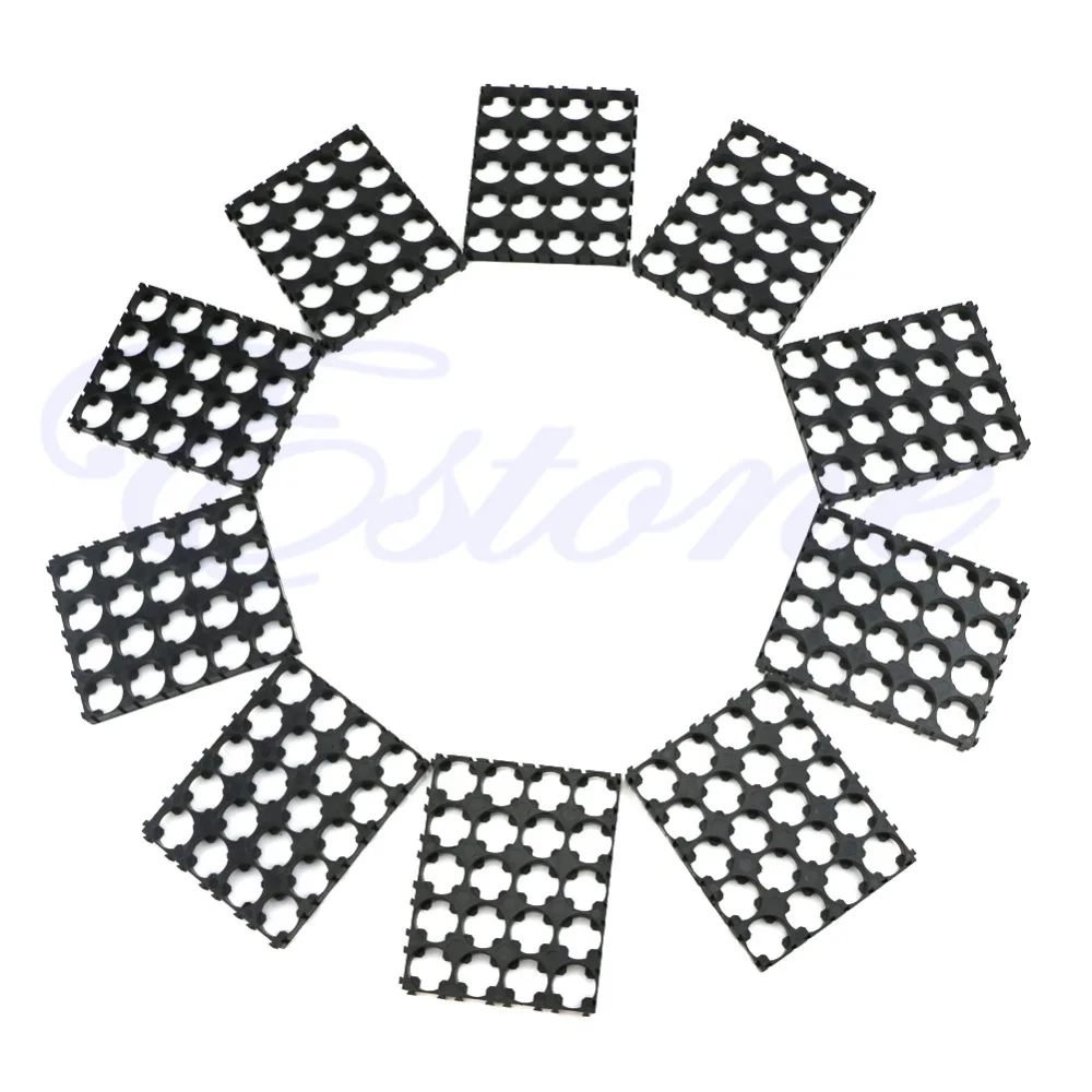 

10Pcs 4x5 Cell Spacer 18650 Battery Radiating Shell Pack Plastic Heat Holder-M55