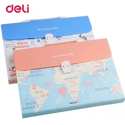 Deli поли папка-гармошка Сумка для документов A4 бумага для органайзера держатель папка для документов школьные принадлежности бизнес папка