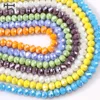 8 MM autriche mélanger coloré Rondelle perles de verre pour la fabrication de bijoux bricolage accessoires perles à facettes perles de cristal en gros Z306AB ► Photo 3/6