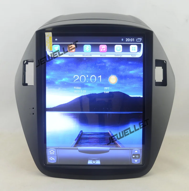 

10.4" tesla style vertical screen Octa core Android 8.1 Car stereo GPS navigation for Hyundai ix35 Tucson 2010-2015