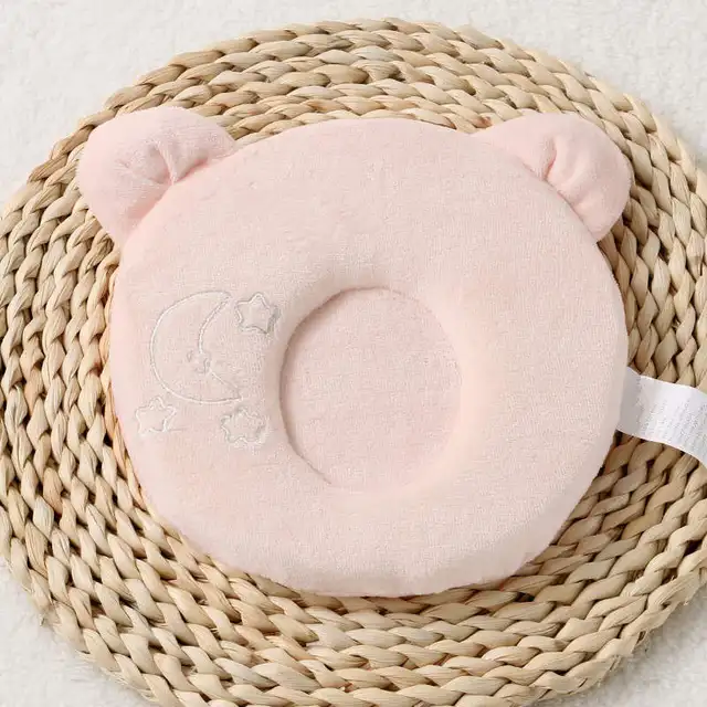 Baby Shaping Pillows Memory Form Baby Pillow Round Concave Shape Infant