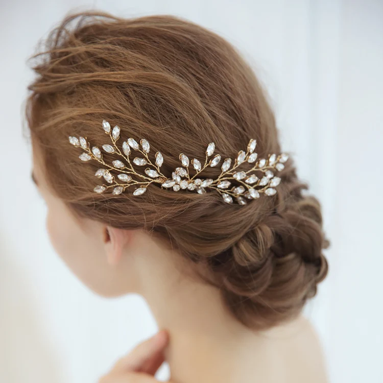 Свадебная расческа для волос с жемчугом и кристаллами|wedding hair comb|hair comb bridalcrystal