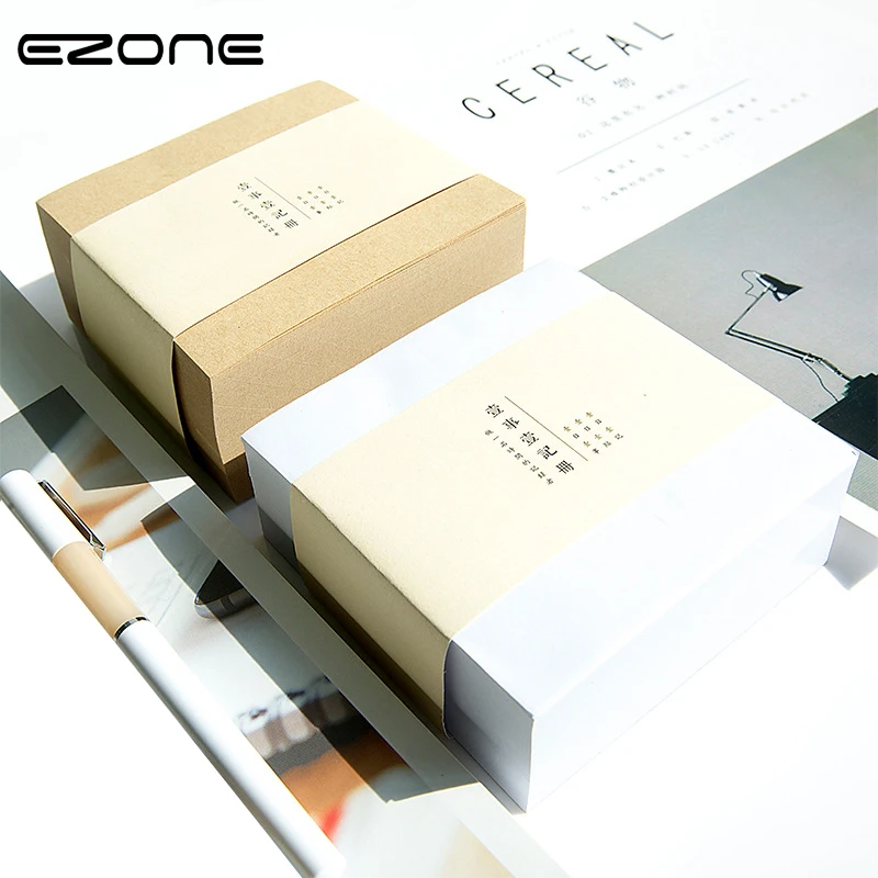 

EZONE 400 Sheets Thick Memo Pad Sticky Notes 10*10cm DIY Paper Stationery Planner Notepads Office School Supplies Papelaria