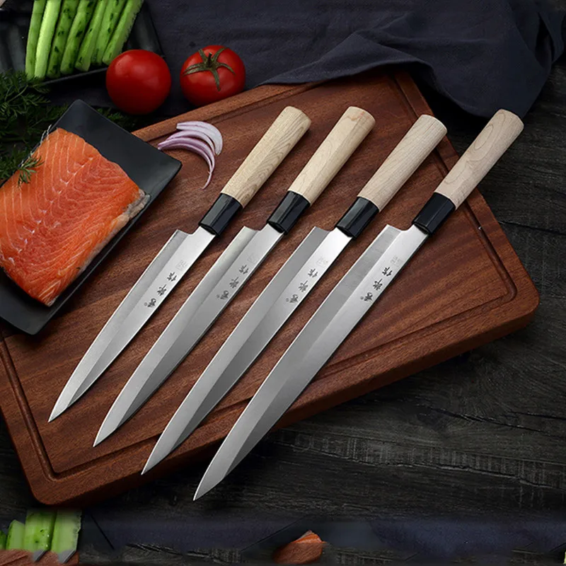 

Free Shipping XIUL 5Cr15Mov Professional Western Style Cuisine Knife Kitchen Sashimi Cooking Salmon Fish Chef Knives Cleaver