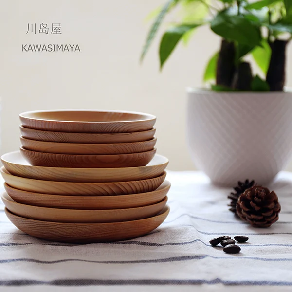 Деревянные тарелки Zakka в японском стиле креативная декоративная тарелка для