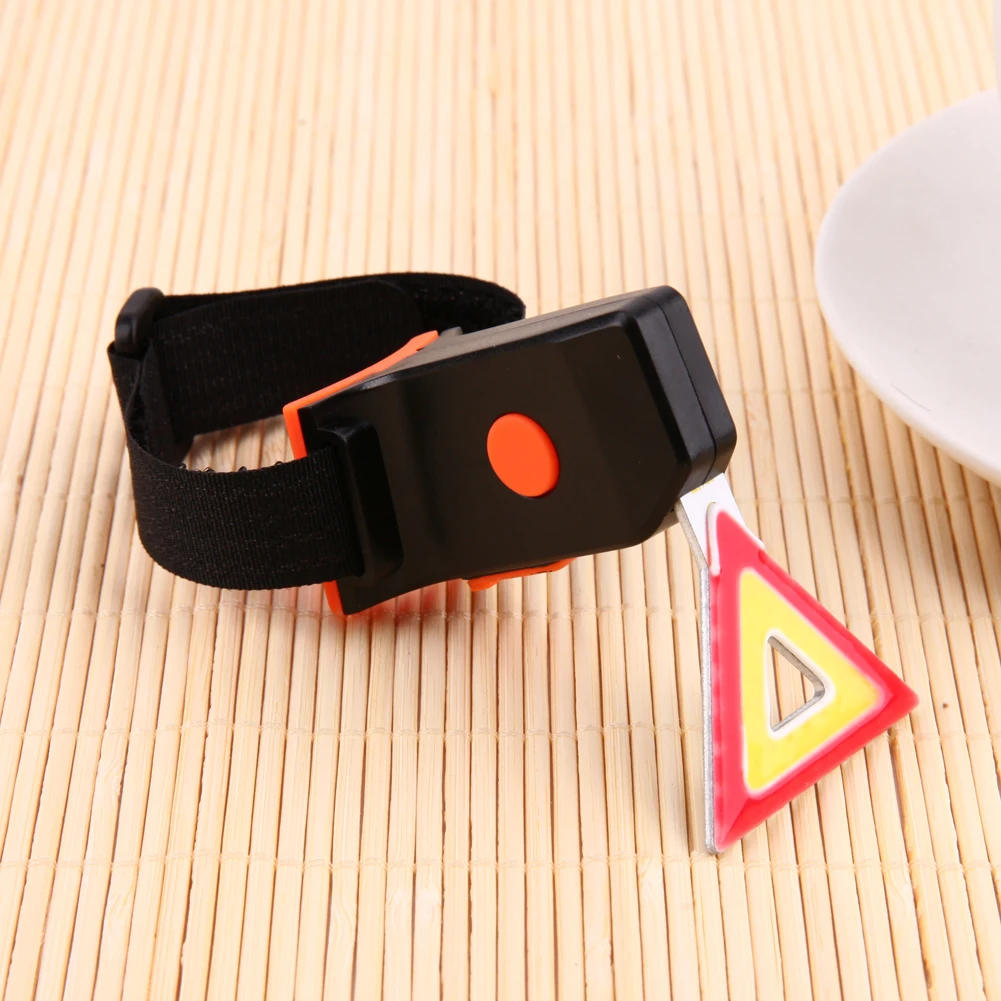 

Bicycle LED Tail Light Triangle USB Rechargable Super Light Taillight Cycling rear light waterproof Mountain bike accessories