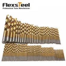 3mm - 10mm Titanium Coated Manual Twist Drill Set HSS High Speed Steel Drill Bit Set Tool for Metal Woodworking Brocas 3mm - 10mm Titanium Coated Manual Twist Drill Set HSS High Speed Steel Drill Bit Set Tool for Metal Woodworking Brocas